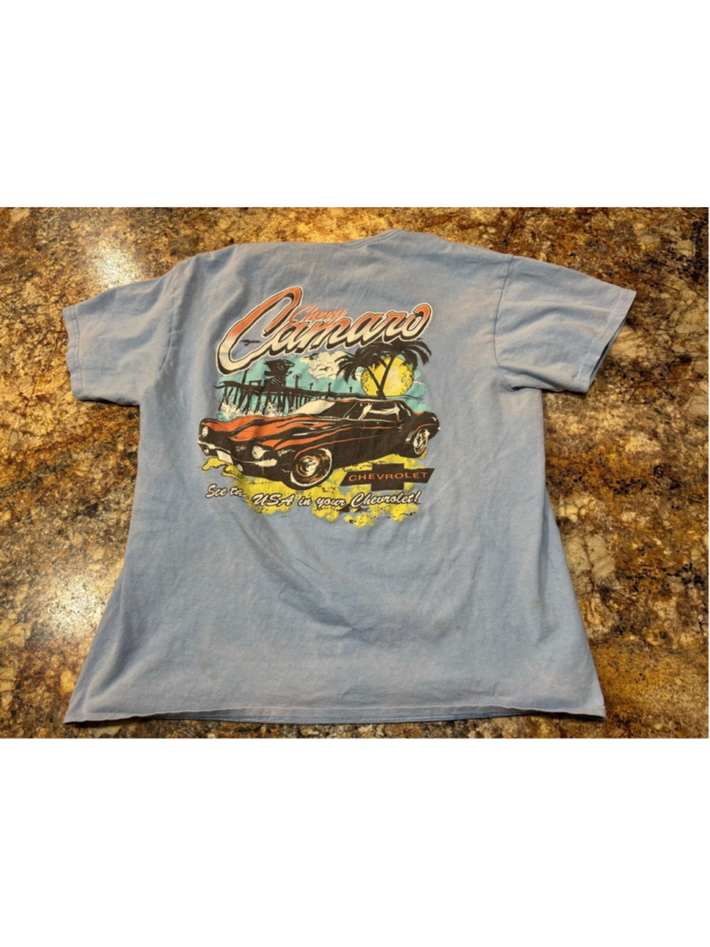GM Chevy Camaro Graphic T Shirt - Picture 2 of 3